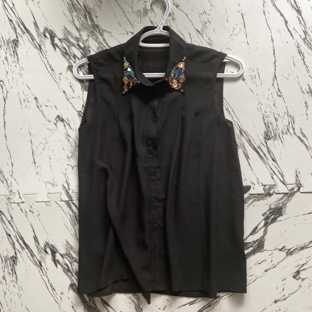 Semi-sheer top